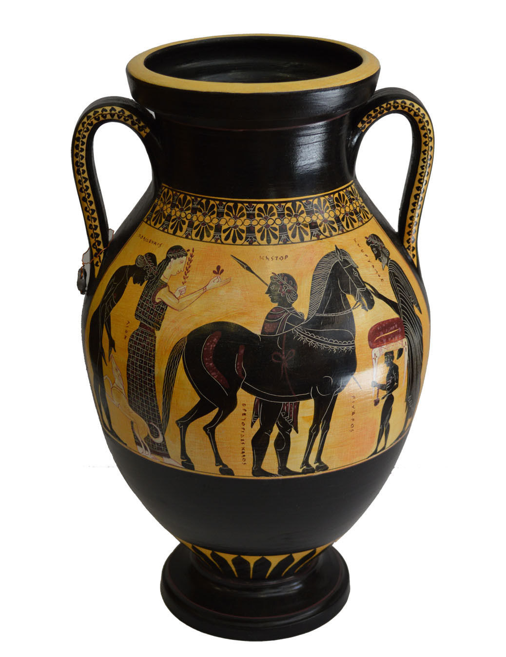 Achilles And Ajax Exekias Ancient Greek Amphora Vase Vatican