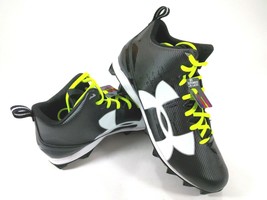 Under Armour Men's Crusher RM Size 15 Black Football Cleats 1286600-001  - $14.80