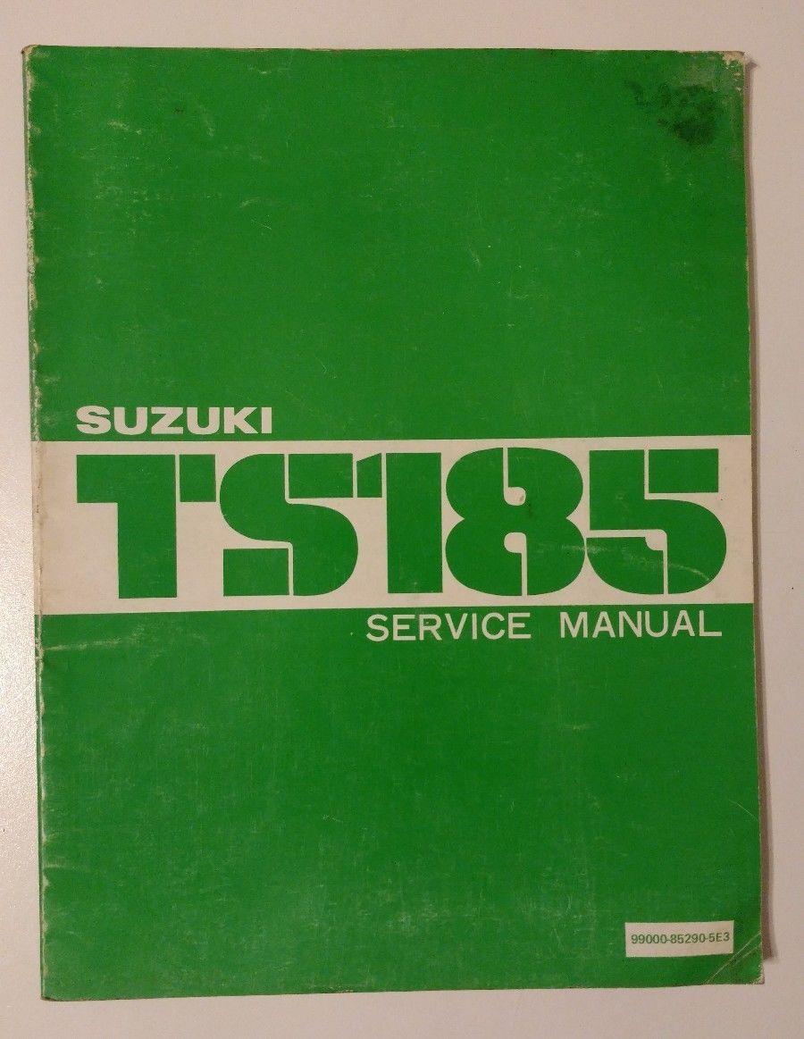 Original Suzuki TS185 Service Manual and 50 similar items. S l1600