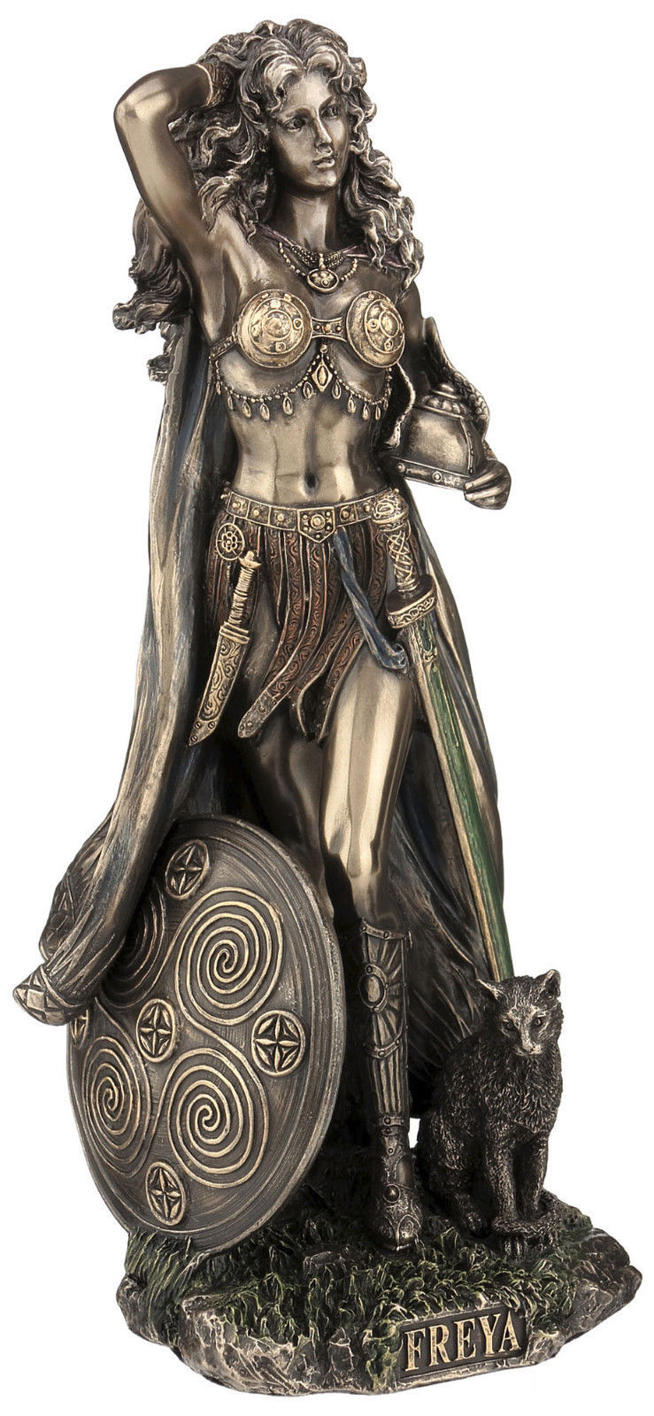 Norse God Freya bronze finish figure statue and 50 similar items