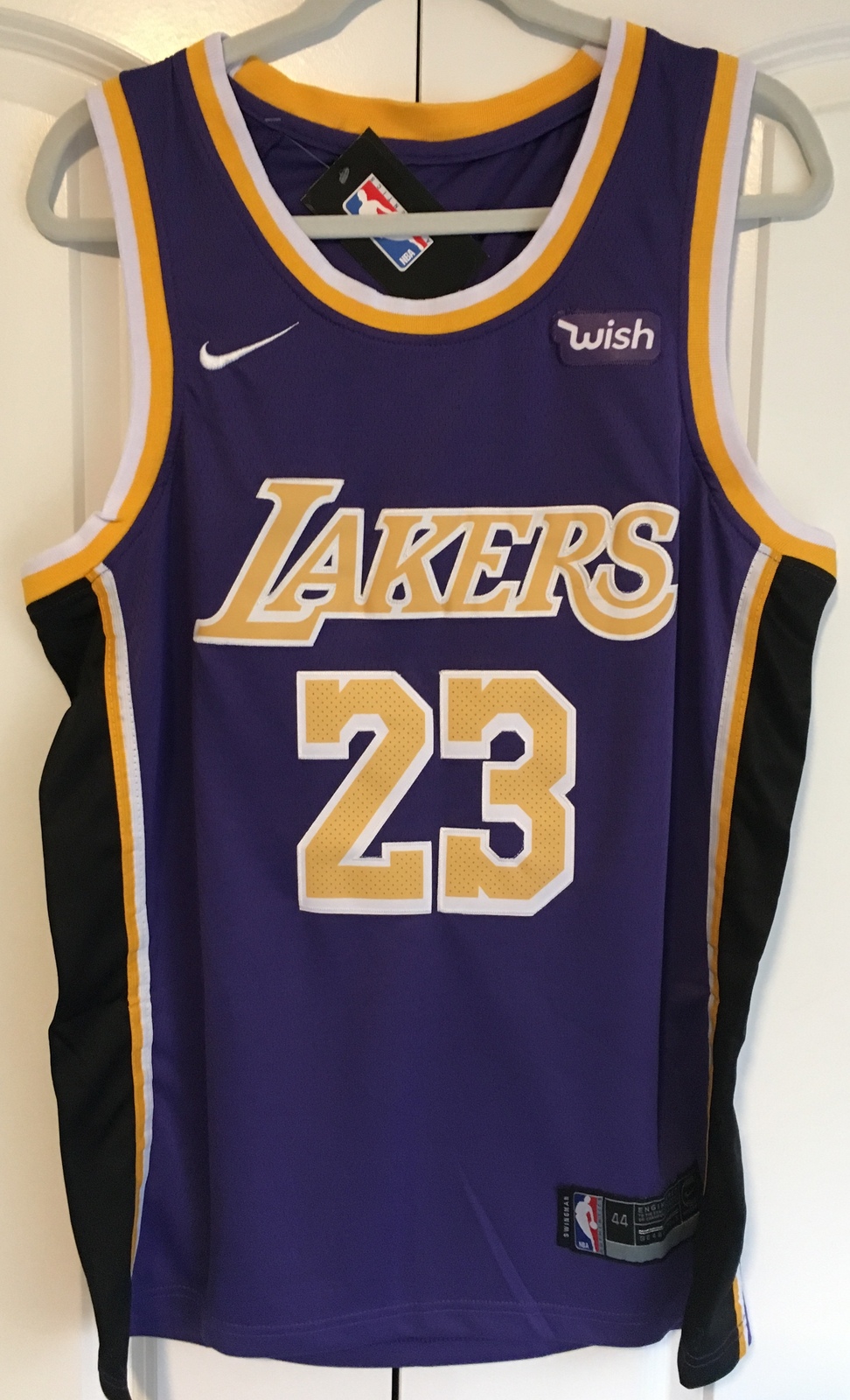 New Lebron James LA Lakers Stitched Purple and similar items