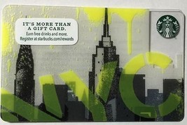 Starbucks 2016 New York City NYC Skyline Gift Card Limited Edition - $9.46