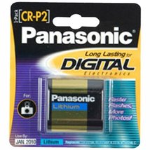 Panasonic CR-P2 Photo Lithium Battery Retail Pack - Single - $8.95