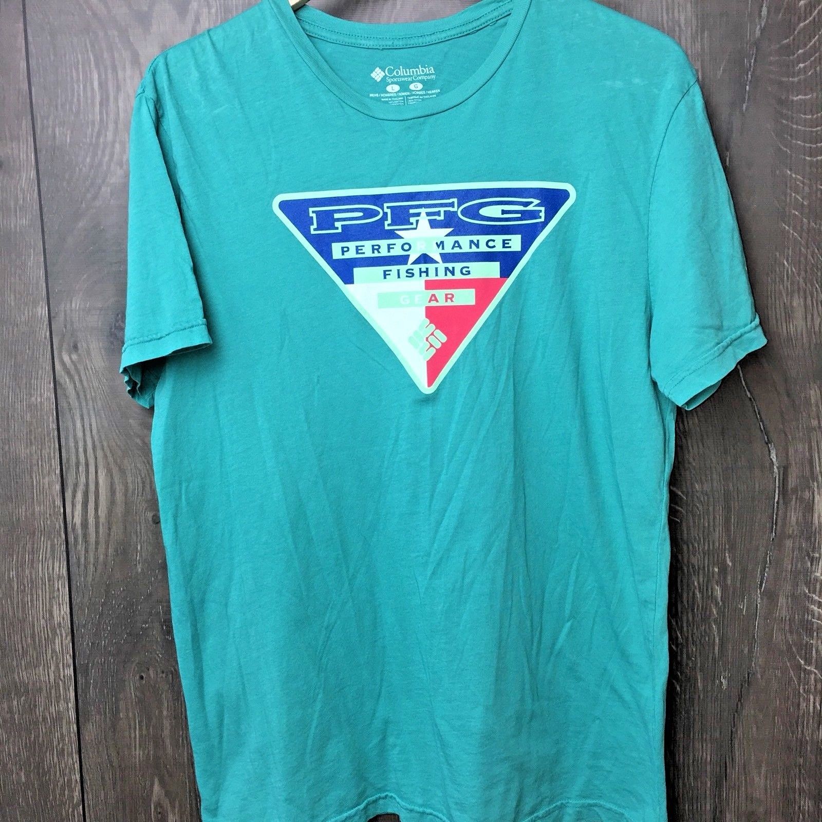Columbia Mens Size L Graphic T-Shirt PFG Performance Fishing Gear - T ...