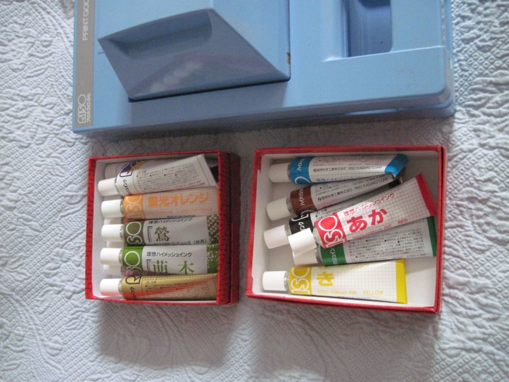 Riso Print Gocco B6 tabletop screen printer Japan Screen Printing