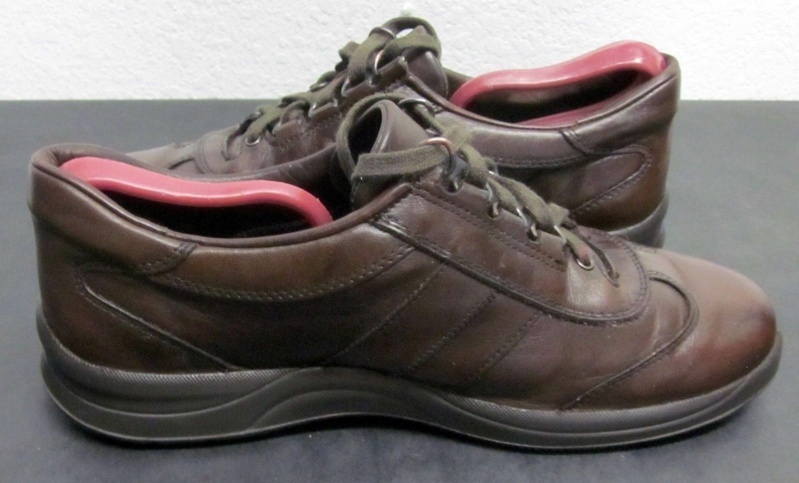 MEPHISTO RUNOFF AIRJET SYSTEM MEN'S (8) BROWN LEATHER SNEAKERS SHOCK
