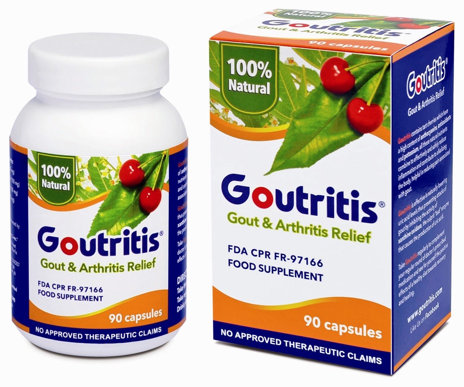 Goutritis 1 Best Seller All Natural Gout Remedy Extra Large 90