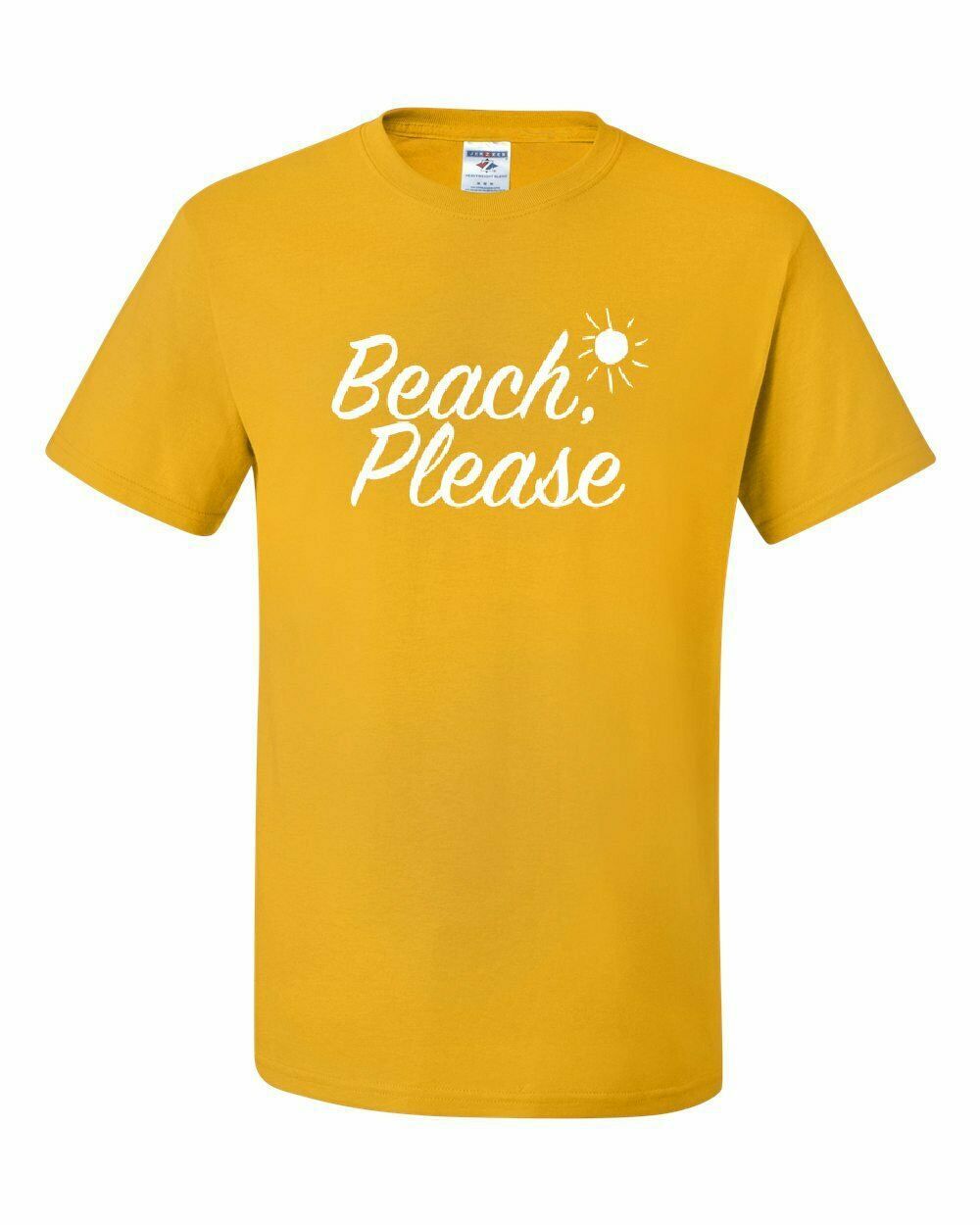 Beach Please Funny T-Shirt Vacation Mode Summer Sunshine Holiday Tee ...