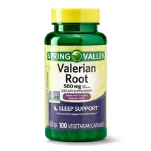 Spring Valley Valerian Root Capsules, 500 mg, 100 Count..+ - $16.99