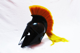 NauticalMart Medieval Greek Corinthian Helmet W/Yellow Plume Armor helmet