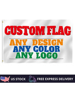 Custom Personalized Flags Advertising Banner Any Design Size Polyester U... - $12.19+