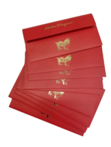 Rare Salvatore Ferragamo Box Set Lucky Red Envelope Lot Puzzle image 3