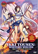 Ikki Tousen Western Wolves Full TV Series 1-3 End Eng. Sub Uncut Ship From USA