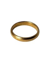 TIFFANY & CO. 750 18K Yellow Gold Wedding Band Ring Sz 11-1/2 7.2g image 1