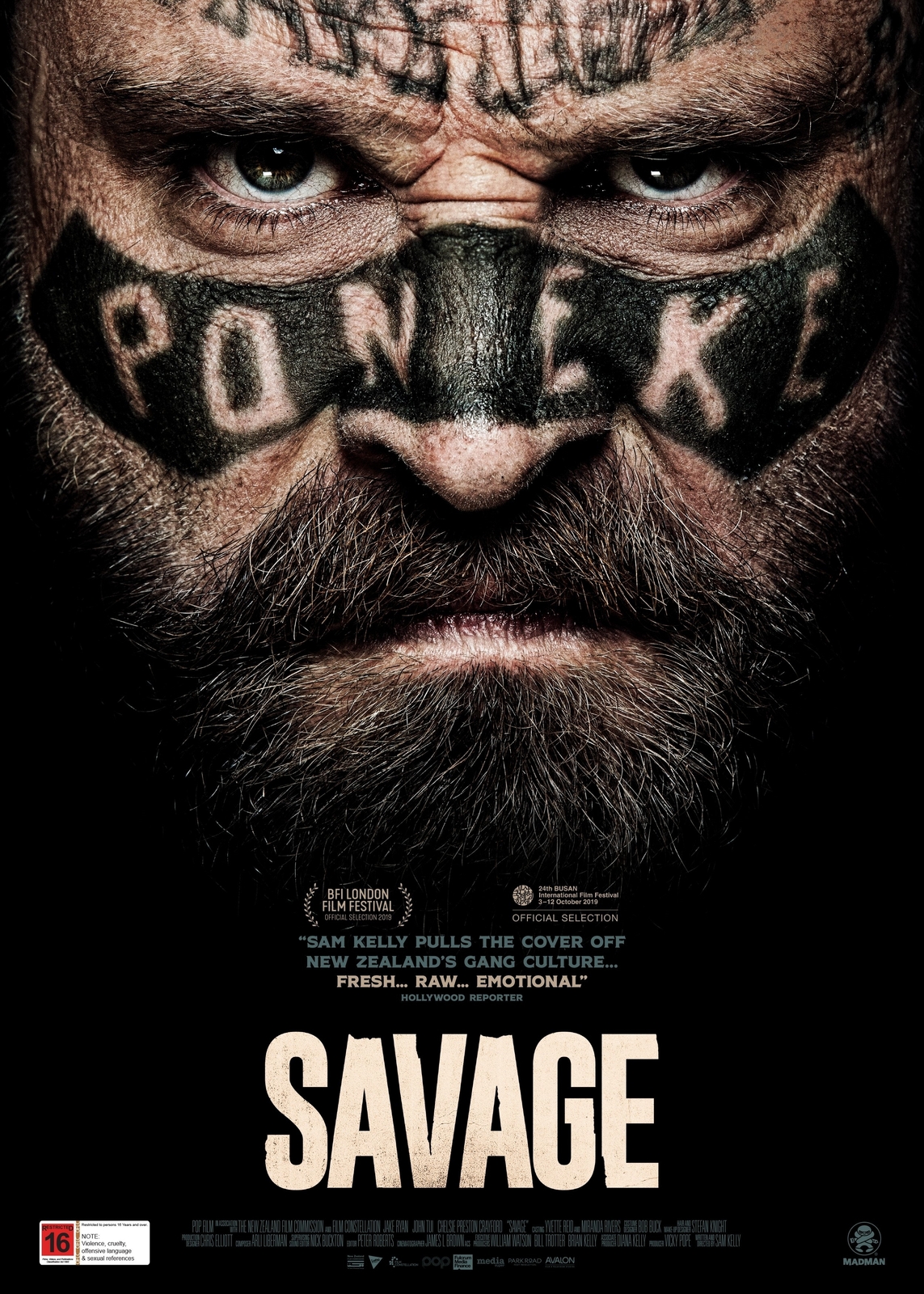 Savage Poster Sam Kelly 2019 Movie Art Film Print Size 24x36 27x40 32x48 #3