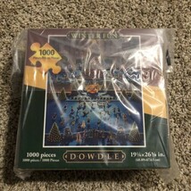 NEW SEALED DOWDLE 1000 PIECE JIGSAW PUZZLE WINTER FUN W/ POSTER  - $16.82