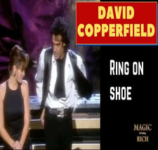 David Copperfield Ring on Baby Shoe Lace aka Ring Flight Trick Magic WAT... - $44.00