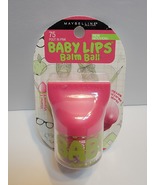 New Maybelline Baby Lips Tinted Lip Balm Ball #75 Pout In Pink 0.16 OZ N... - $15.00