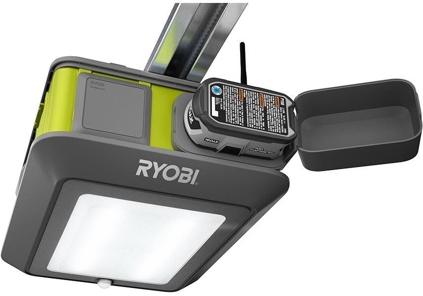 Ryobi GD201 Garage Door Opener 2 HP WiFi Capable Quiet Drive Remote Control Opener Systems