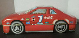 Vintage 1990&#39;s Coca Cola Race Car Collectible Metal Tin Great Shape Nice - $14.99
