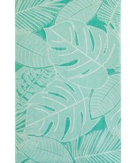 Elrene Tropical Vinyl Flannel Back Tablecloth 52 x 70 Oblong Palm Leaves... - $18.80