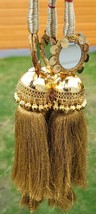Indian Punjabi Parandi Mehndi Jaago Mirror Bridal Patiala Paranda Hair B... - $41.54