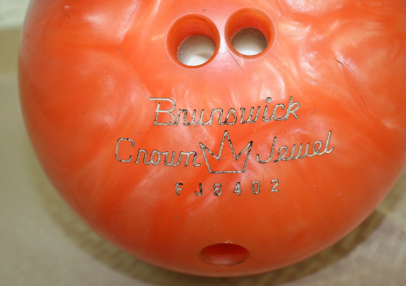 Vintage Brunswick Crown Jewel Bowling Ball and 20 similar items