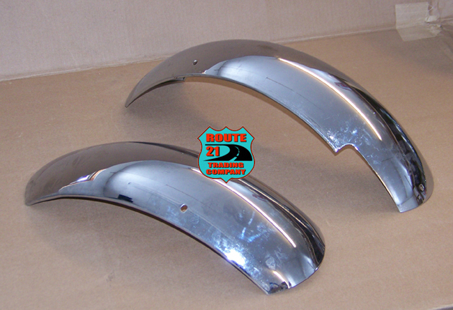 chrome mini bike fenders