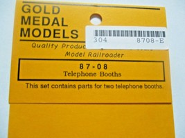 Gold Medal Models # 87-08 Telephone Booths HO-Scale image 2