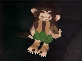 16&quot; Rare Folkmanis Troll Hand Puppet With Finger Hedgehog Plush Toy Reti... - $123.74