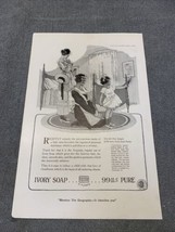 National Geographic Ivory Soap Ad KG Advertising Maid Little Girl - $11.88