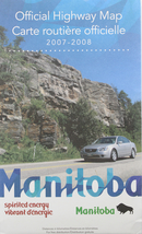 Manitoba Canada Official Highway Map 2007 2008 - £8.19 GBP