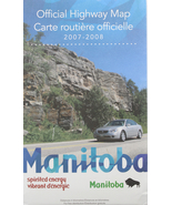 Manitoba Canada Official Highway Map 2007 2008 - $9.97