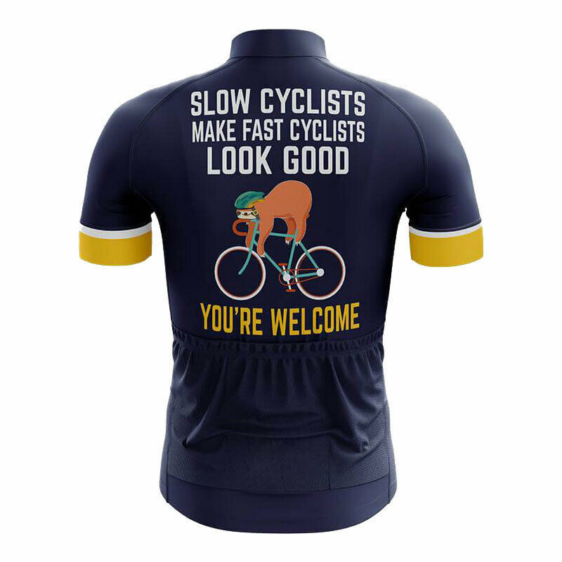 Slow Cyclist Short Sleeve Cycling Jersey - Jerseys