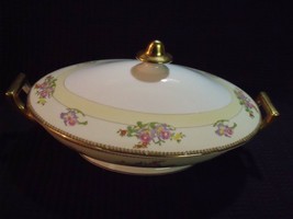  MEITO CHINA JAPAN HAND PAINTED &#39;THE BERKSHIRE&#39; 12&quot; TUREEN - $44.55