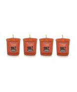 Yankee Candle Persimmon &amp; Brown Sugar Votive Candle - Lot of 4 - $17.99