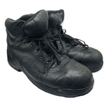 Timberland Pro 26064 Titan Alloy Safety Toe Work Boots Black Leather 12W... - $93.49