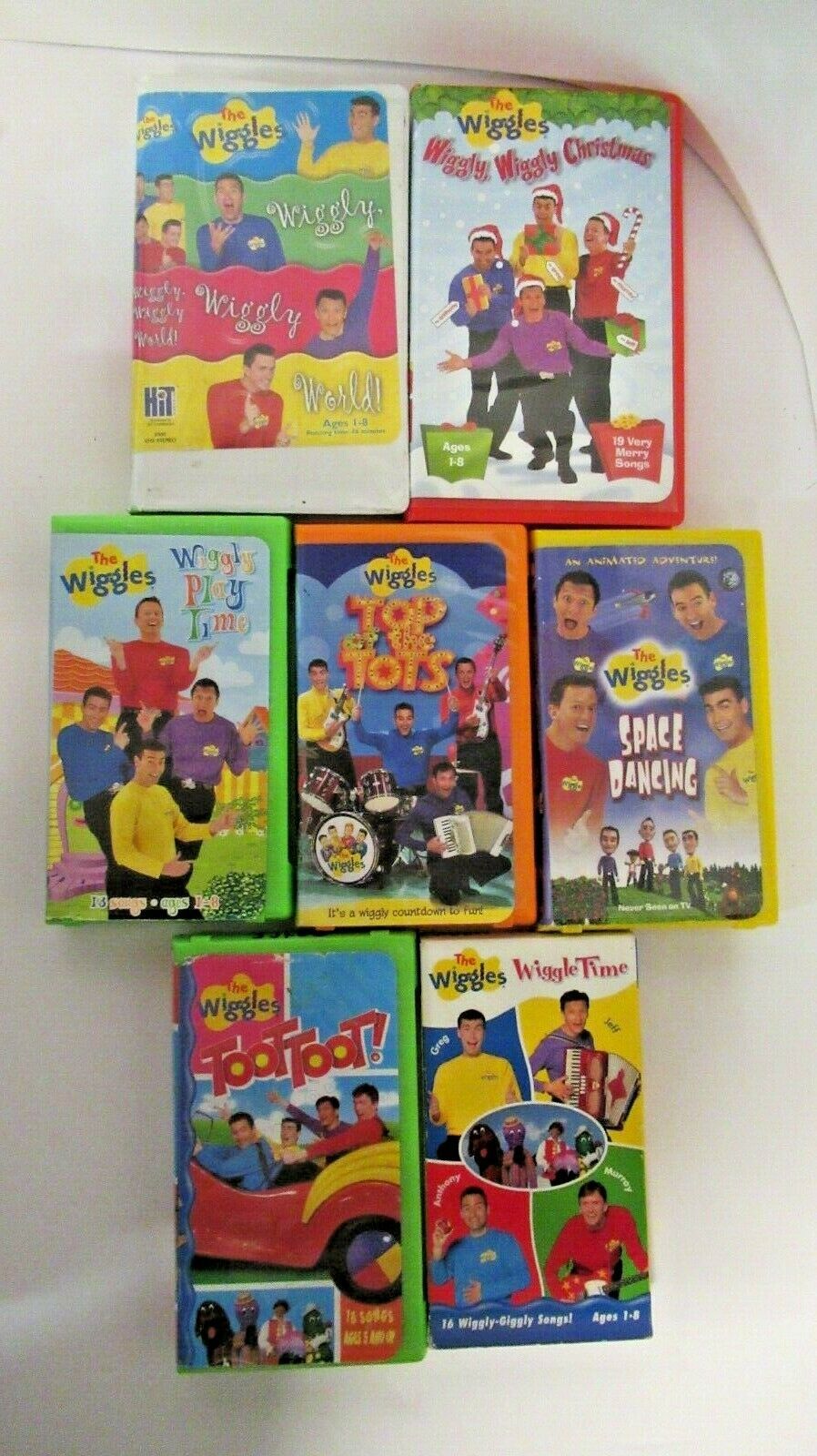 The Wiggles Vhs Lot Of 7 Wiggle Time Toot And 23 Similar Items