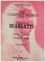 The Complete Works of Domenico Scarlatti ~ Volume IX ~ Sheet Music Book ... - $29.65