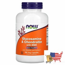 Now Foods, Glucosamine &amp; Chondroitin with MSM, 180 Veg Capsules - $47.49