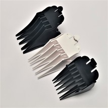 3X Hair Clipper Comb For Wahl #8 1&quot; &amp; #10 1.25&quot; &amp; #12 1.5&quot; 9766 Colour P... - $26.99