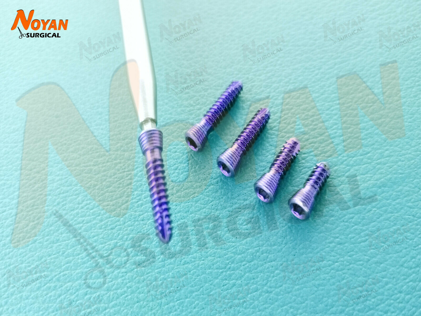 Locking Screws 2.4mm Self Tapping 240 PCs different Lengths Titanium