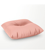 Bright Pastel Powder Pink Solid Color Square &amp; Round Floor Pillows - Cus... - $79.99+