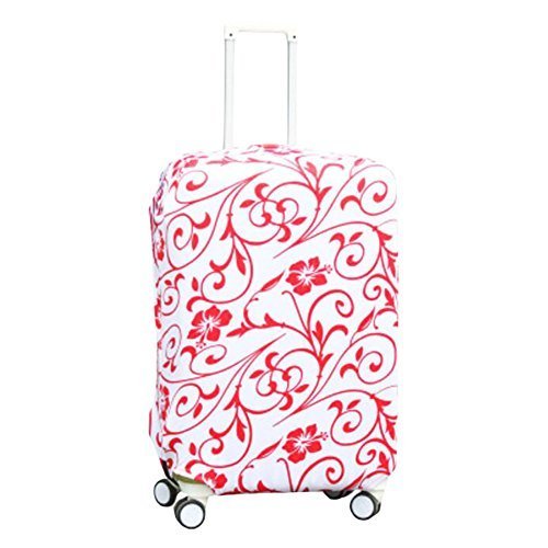 George Jimmy Red Flower Suitcase Set Decor Baggage/Luggage Protector