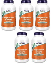 Magnesium Citrate W/Glycinate Malate Nervous System Support 5X180gels No... - $83.11