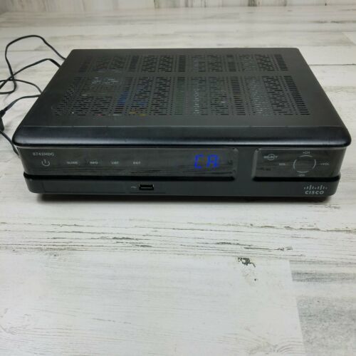 Cisco 8742HDC High Def Cable Box Receiver With Power Adapter Cable TV