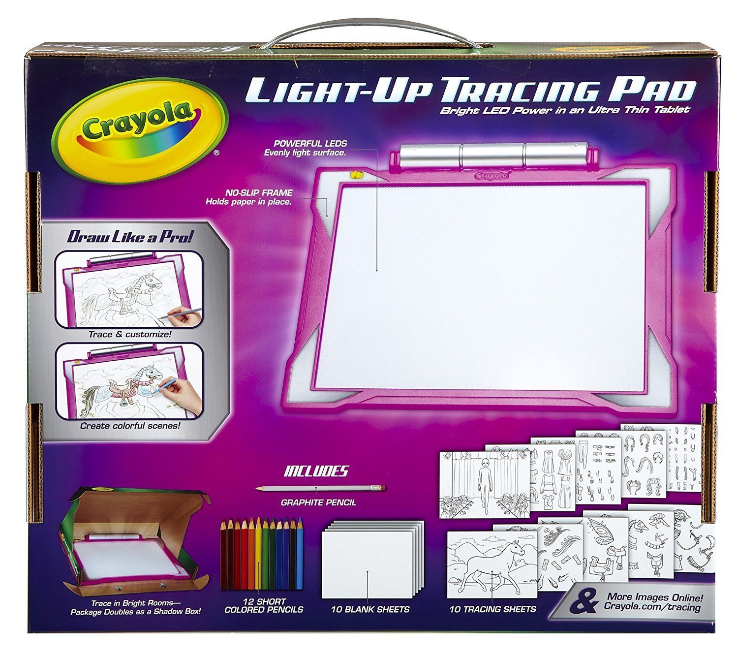 crayola light up tracing pad trolls