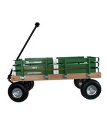 HEAVY DUTY LOADMASTER GREEN WAGON - Beach Garden Utility Cart AMISH MADE... - $389.97