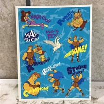 Vintage 90’s Disney Hercules Hallmark Stickers Full Sheet Of 8 - $7.91