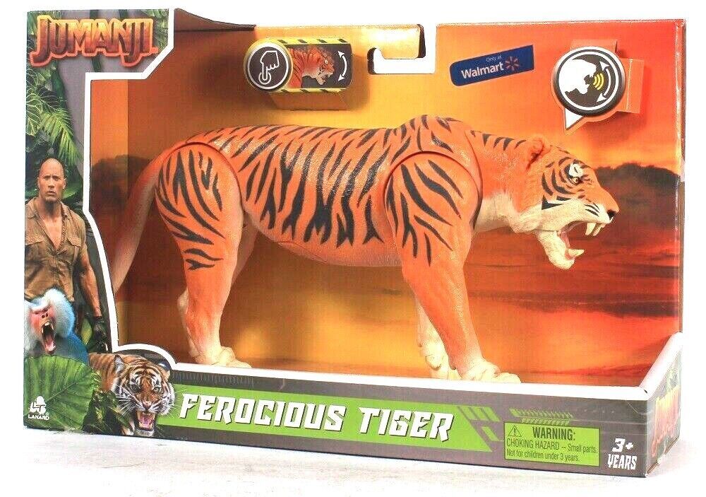 Lanard Jumanji Ferocious Tiger Figure With Realistic Sound & Head